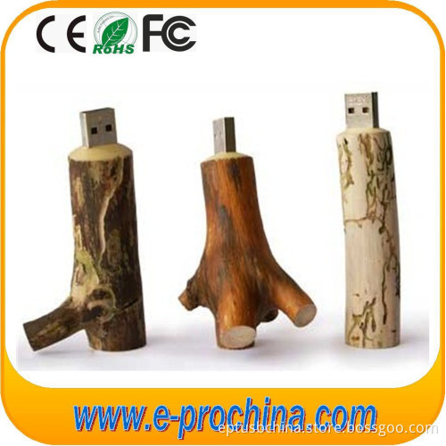Wood Tree Branch USB Flash Drive (EW029)
